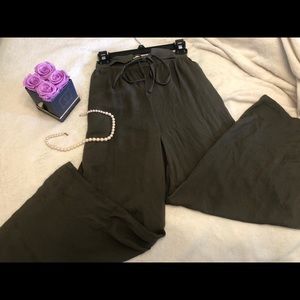 One heart flowy pants